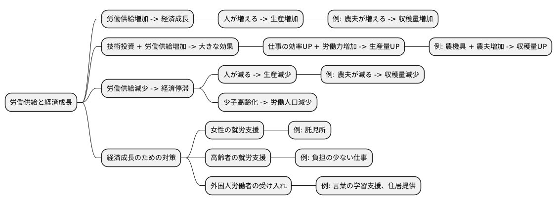 労働供給と経済成長