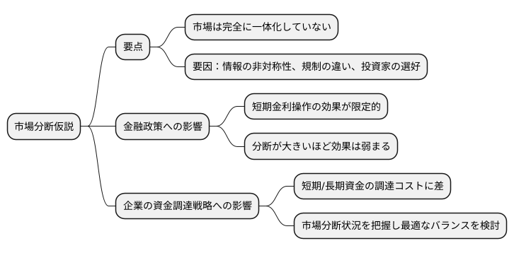 市場分断仮説の応用